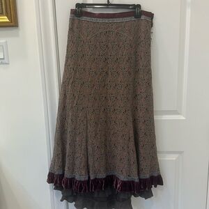 Free people maxi skirt